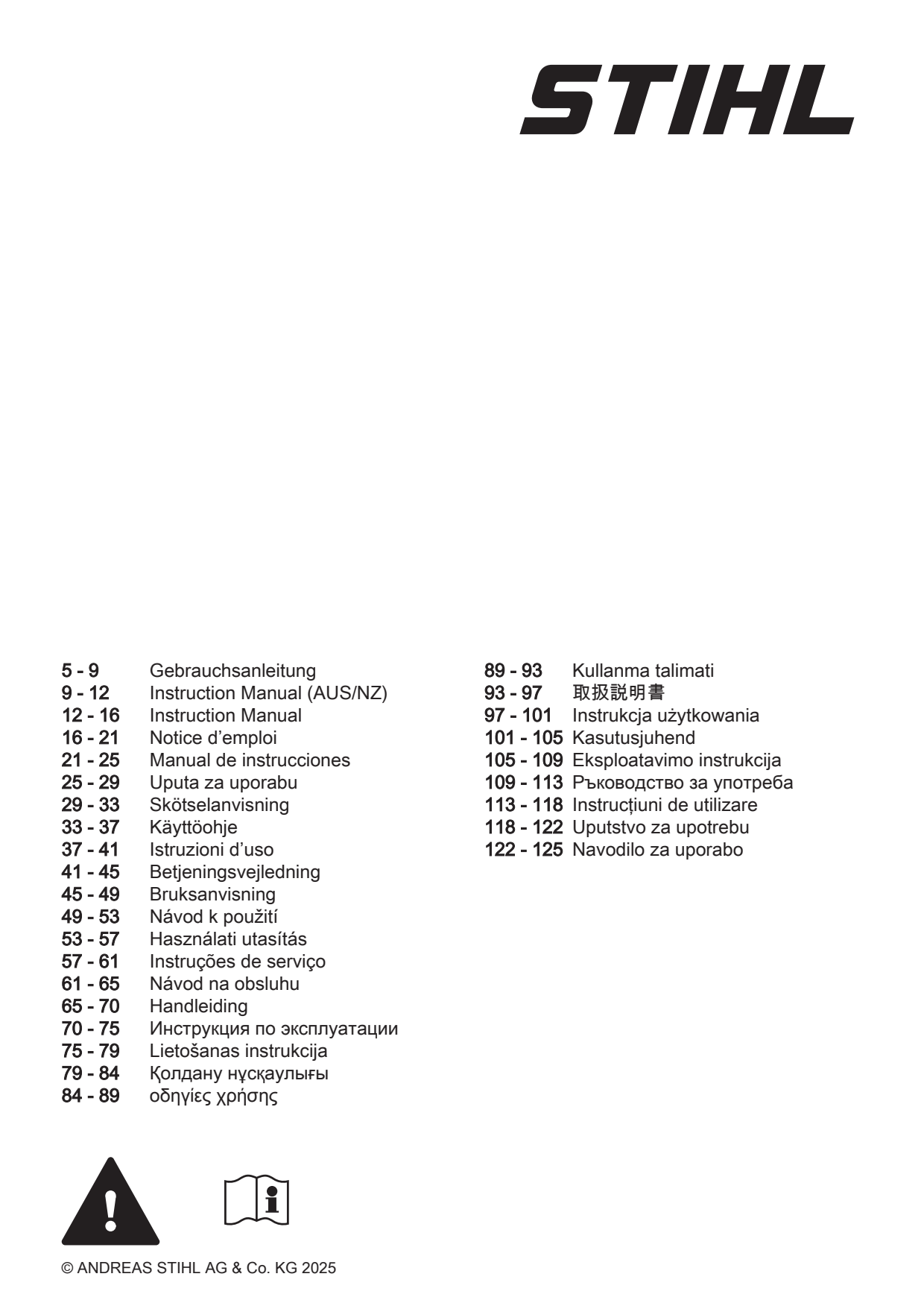 取扱説明書 - チャップス FUNCTION Core 85 cm | STIHL